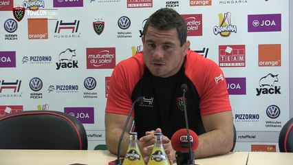 Conférence d'avant-match Montpellier-Toulon J4 TOP14