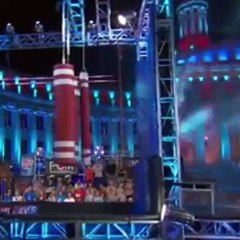 Old guy complites ( real or not ) ninja warrior