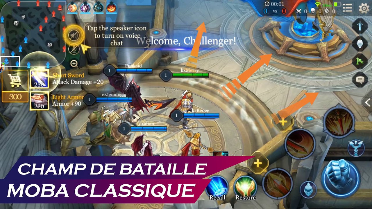Arena of Valor, le jeu MOBA d'arène 5v5 qui fait un carton