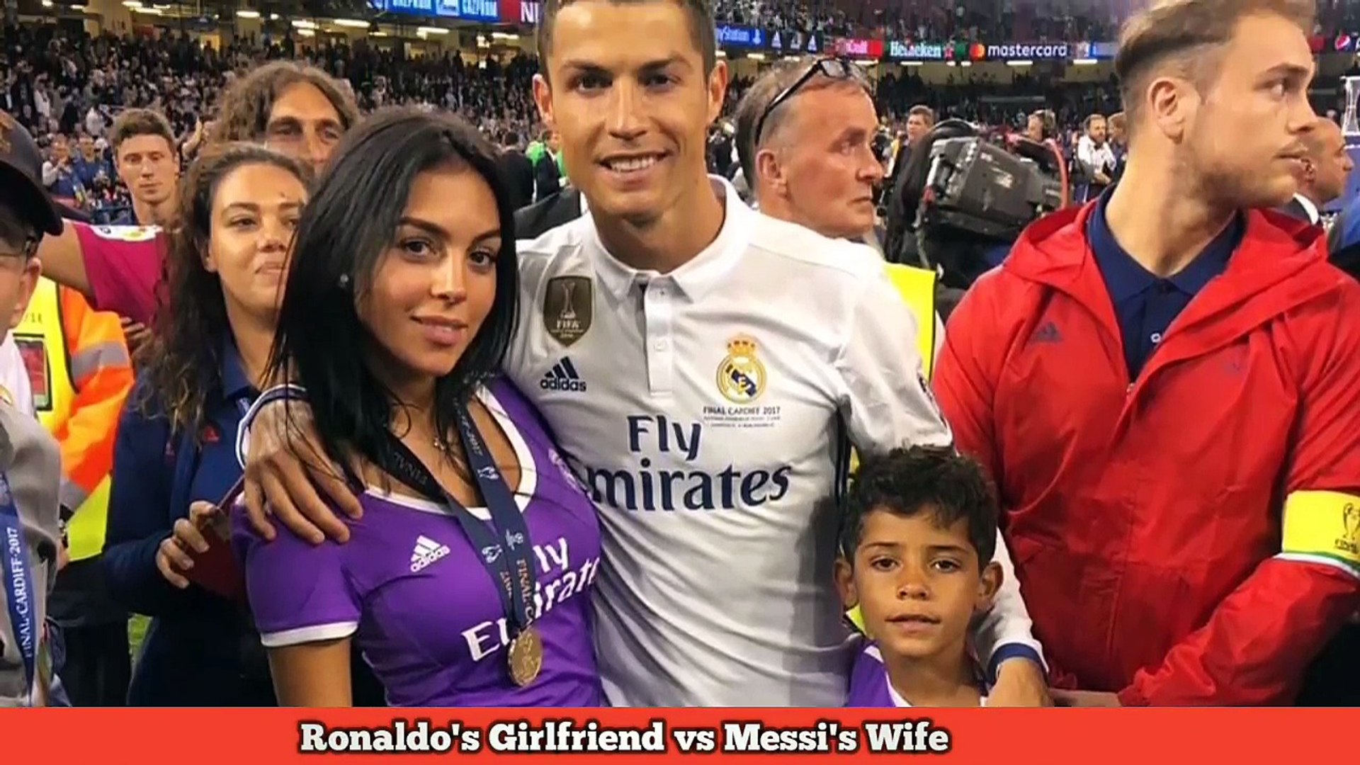 Ronaldo Messi Girlfriend - Hd Football