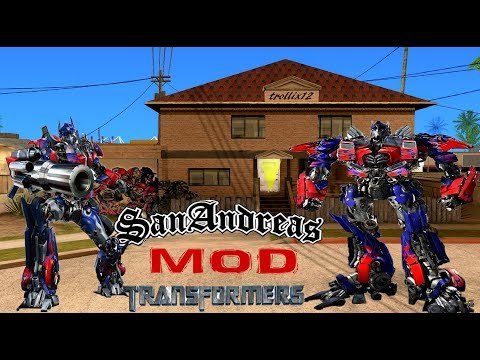 Мод GTA San Andreas - Оптимус Прайм из игры Transformers