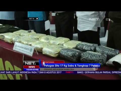 Petugas Sita 17 Kg Sabu dan Tangkap 7 Pelaku - NET16