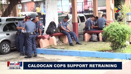 Caloocan cops support retraining