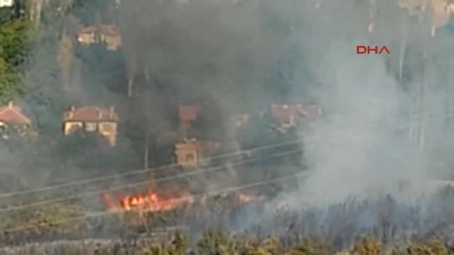 Konya Akşehir'de 7 Dekarlık Ormanlık Alan Yandı