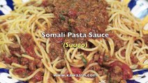 Somali Pasta Sauce (Suugo Suqaar) Sauce Somali pour les pâtes