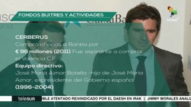 Actividades económicas de los fondos buitres