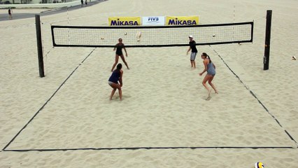 WARM UP DRILLS FIVB_1.22_Standing_Shot_with_Retreating