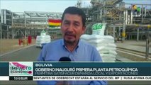 Bolivia inaugura su primera planta petroquímica