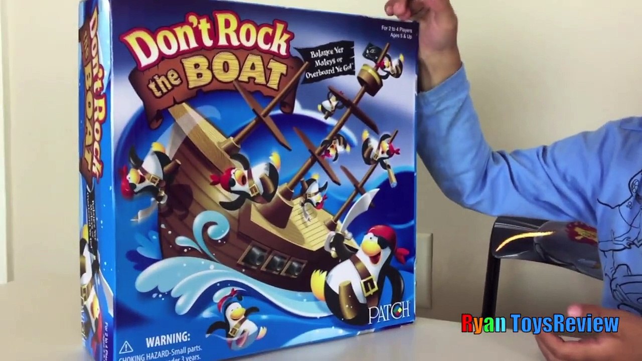 Family Fun Game for Kids Dont Rock The Boat Jake and The Never Land Pirates Egg Surprise Toys