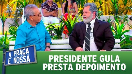 Presidente Gula presta depoimento