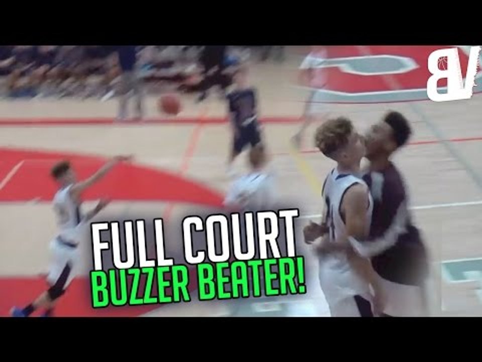 Yassine Gharram Hits Full Court Buzzer Beater To Force OT! | Full Court Buzzer Beater!