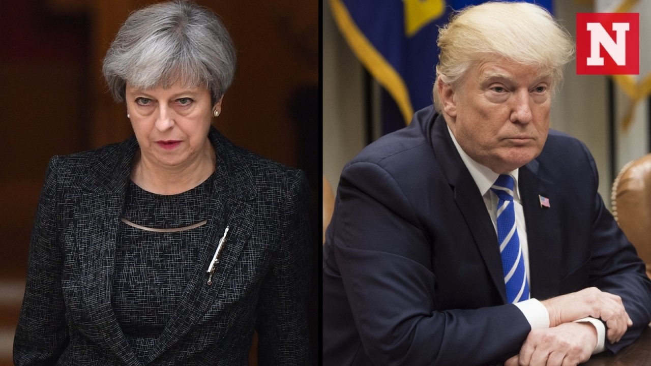 Theresa May says speculation isn't 'helpful' after Donald Trump tweet about London bomb attack