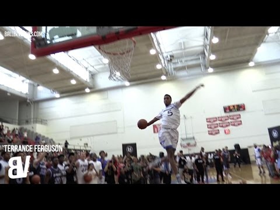 BallIsLife AA 2016 Dunk Contest Full Highlights - Terrance Ferguson KILLS it