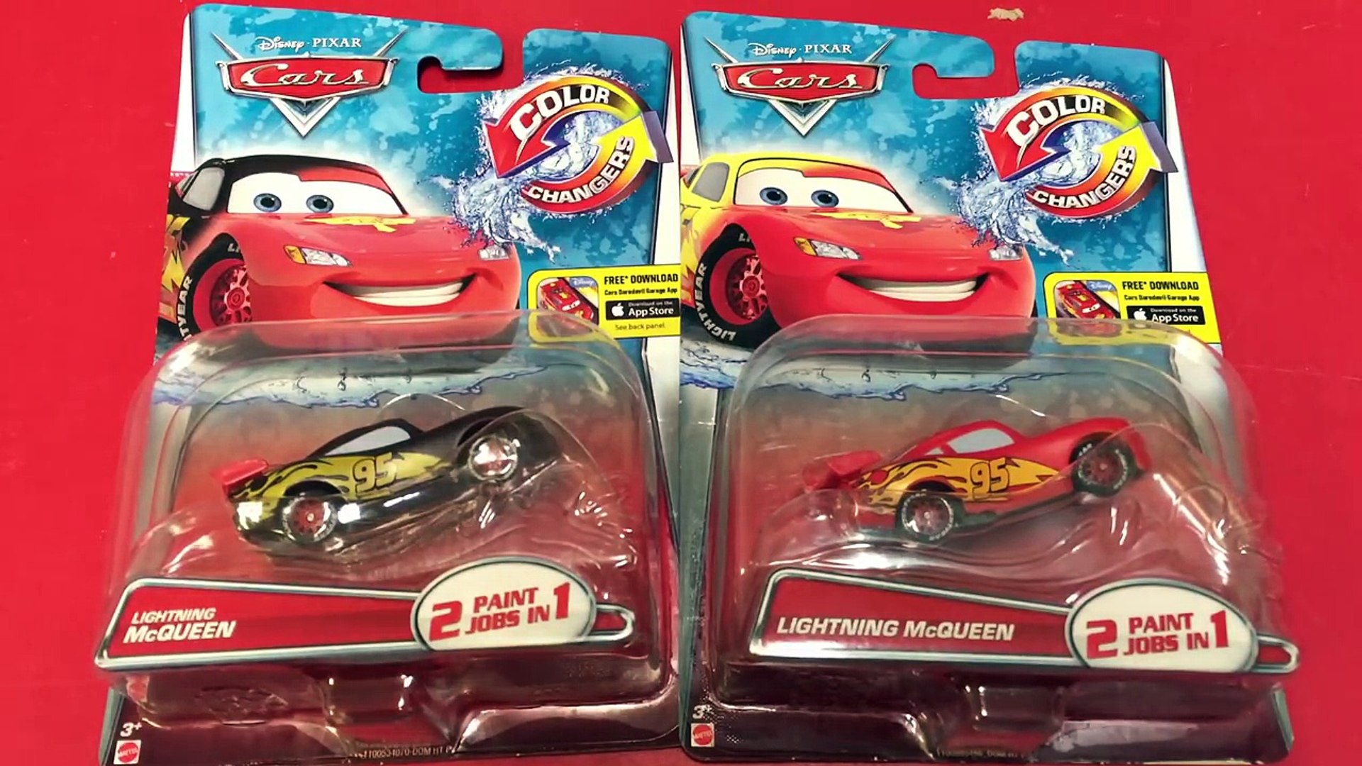 Disney Pixar Cars - Red Color Changers
