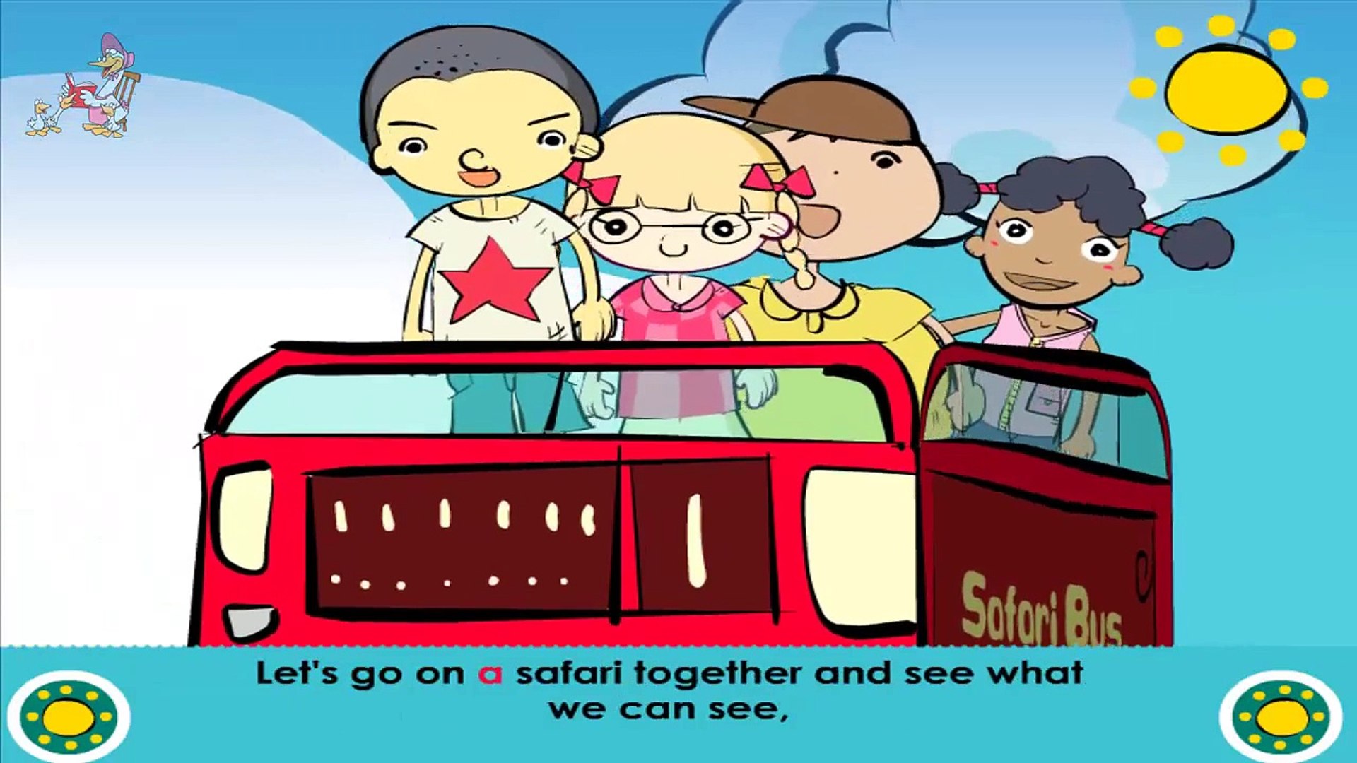 Let´s Go On a Safari , safari Bus Song Karaoke , Nursery Rhymes for  Children – Видео Dailymotion