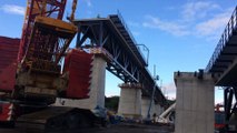 Démontage du pont des Allemands à Visé