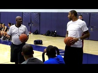 Kenyon Martin Gets MAD At Refs For Not Protecting His Son!