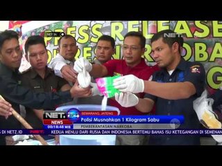 Rumah Bandar Sabu Digerebek Polisi - NET24
