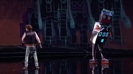 Merrick Hanna- 11-Year-Old Dances Midair To -iRobot- - America's Got Talent 2017
