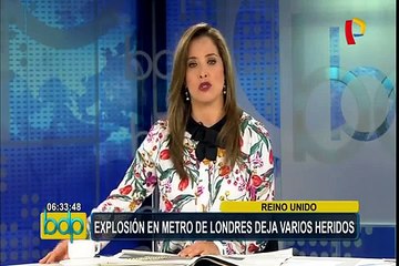 Reino Unido: explosión en el metro de Londres deja 20 heridos
