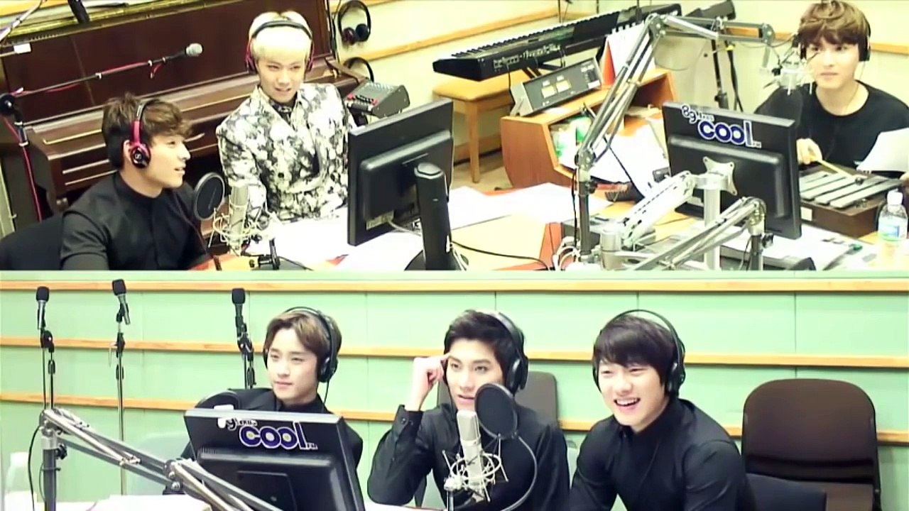 #FTisland calls #ParkShinHye on Super Juniors Kiss The Radio show cr: @MohamedSunbae