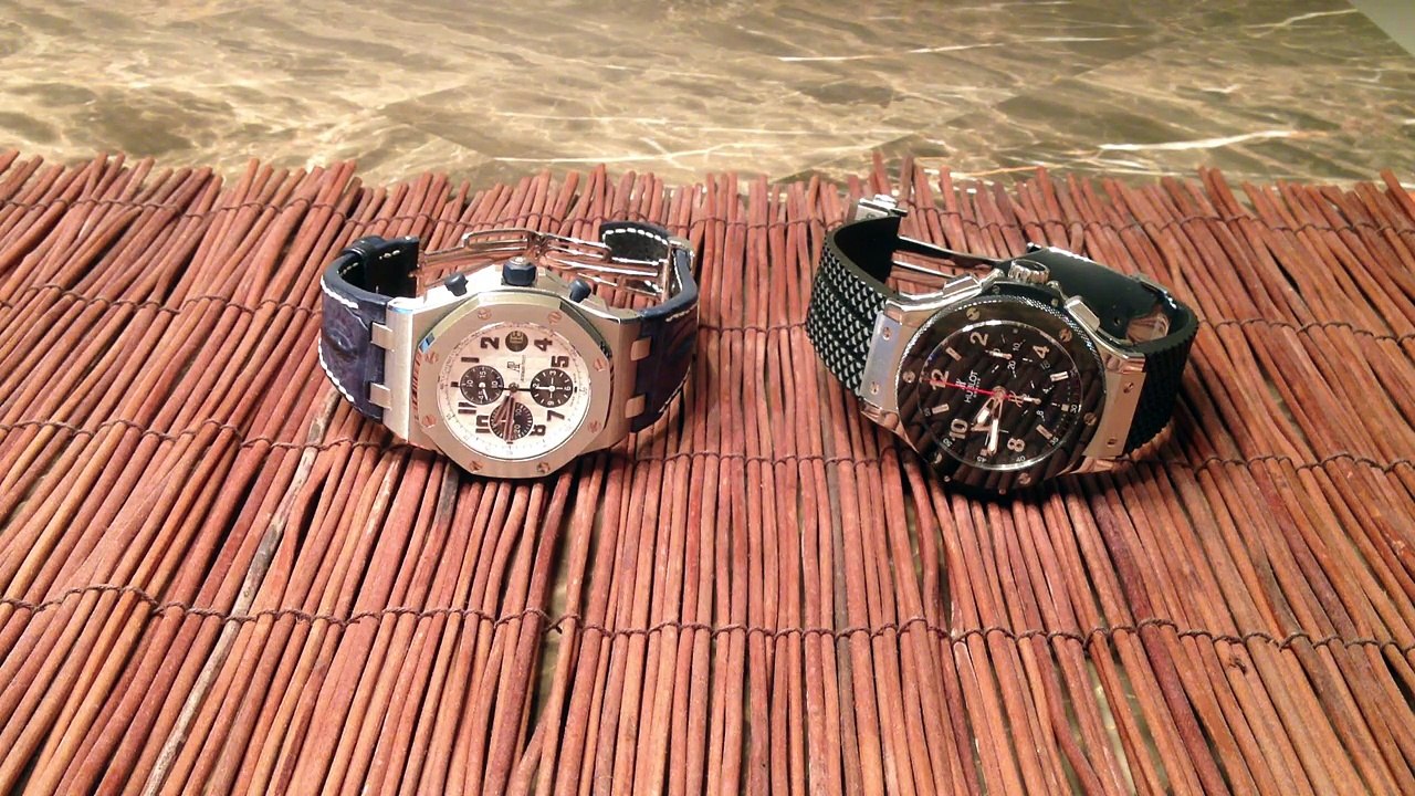 Audemars Piguet ROO vs Hublot Watch Big Bang Review (Royal Oak Offshore Navy vs BB Steel Ceramic)