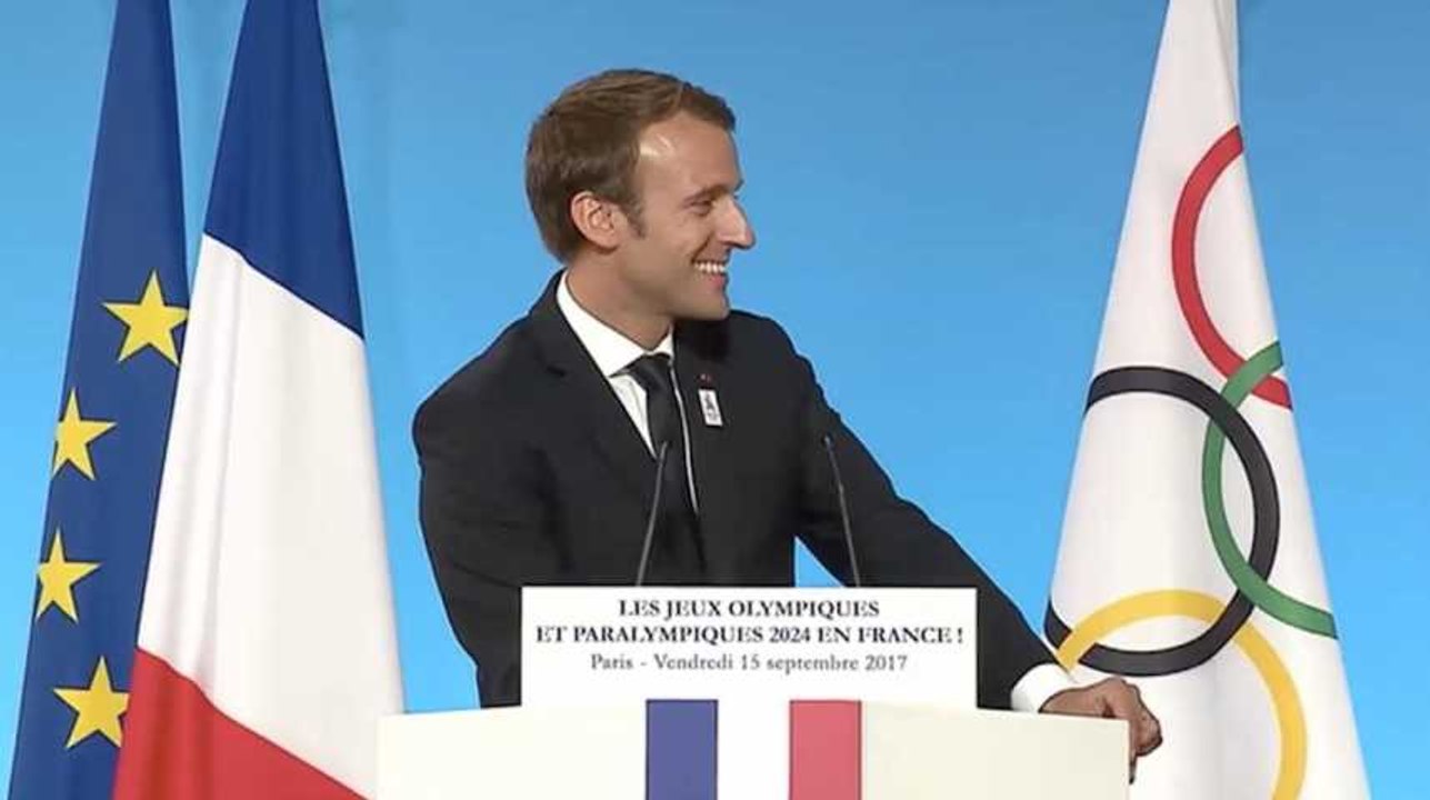 JO 2024 à Paris : "Vous avez fait taire les grincheux", lâche Macron
