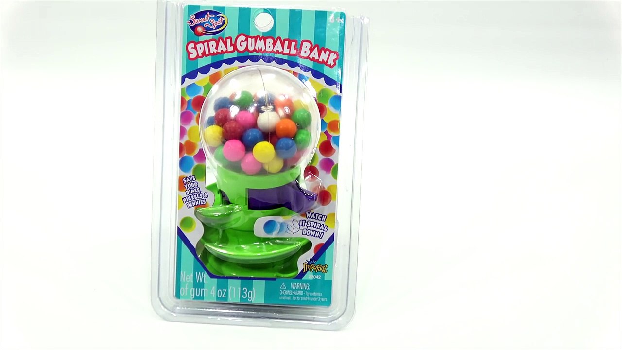 Imperial Spiral Gumball Bank - Pay To Get A Gumball