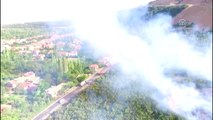 Akşehir'de Makilik Alanda Yangın