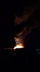 Warehouse in Flames