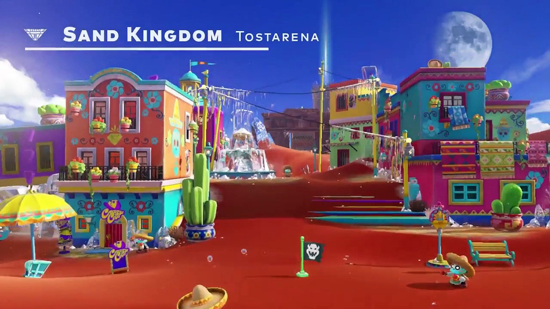 Super Mario - The sand kingdom, Tostarena, is a strange