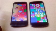 Android 4.3 vs Android 4.4 - Nexus 4