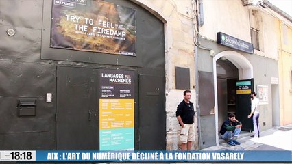 Aix : l'art du numérique décliné à la fondation Vasarely