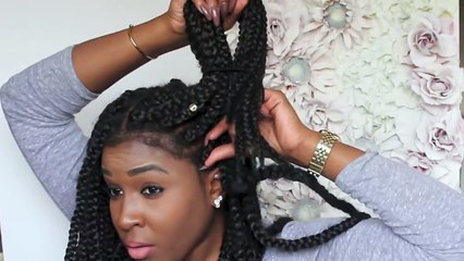 Box Braid Styles & Sleeping Styles