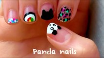 Easy nail art designs for short nails!! For beginners & DIY tools!
