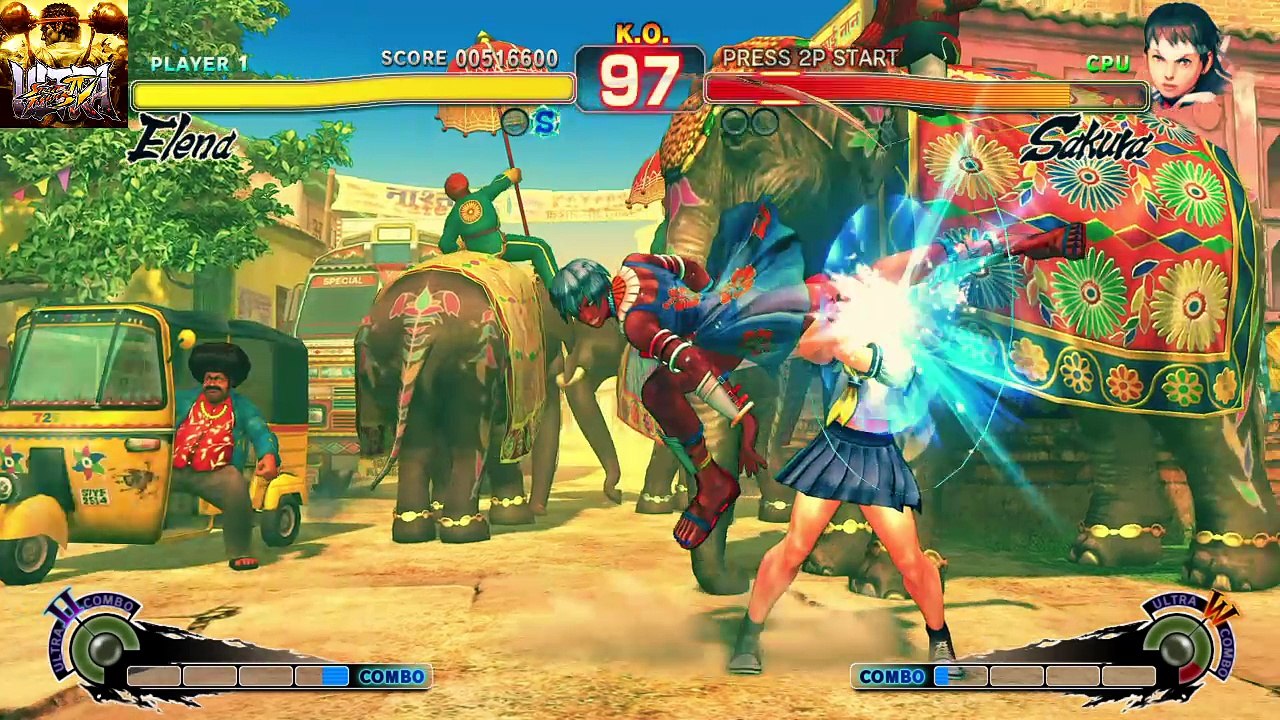 USF IV: ARCADE Elena, Rival e Evil Ryu
