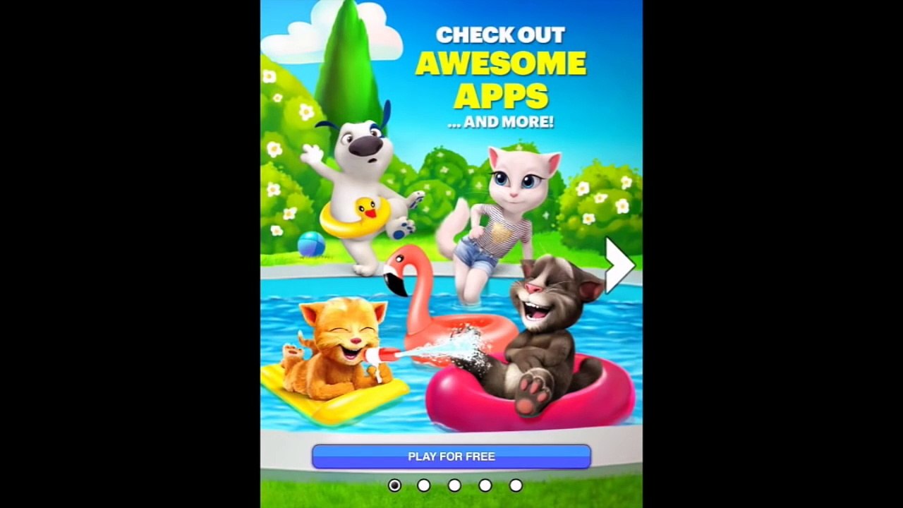Talking Ginger Part 4 - iPad app demo for kids - Ellie