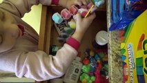 BAD BABY KAIA makes a MESS! DIY ART project. MOM FREAKS OUT! The TOYTASTIC Sisters.