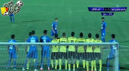 خلاصه بازی پارس‌جنوبی و استقلال