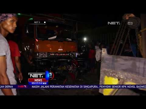 Tabrakan Beruntun Truk dan Belasan Motor, Seorang Buruh Wanita Tewas - NET5