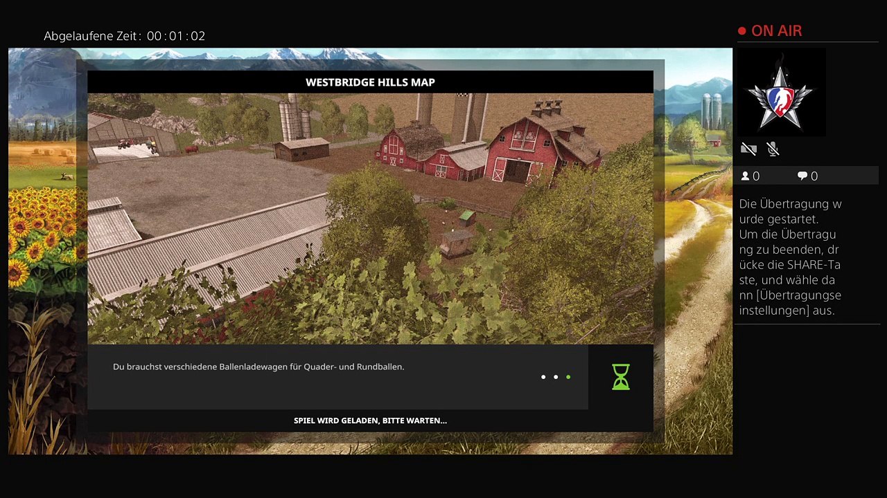 PS4-Live-Landwirtschafts Simulator 2017