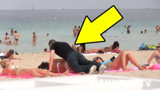 Funny Hot Beach Girls Prank -TRY NOT TO LAUGH - Funny Video 2017