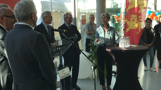 Inauguration du stade nautique de Caen