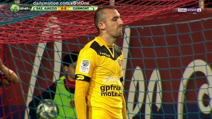 Fousseni Diabate penalty Goal HD - GFC Ajaccio 1 - 0 Clermont - 15.08.2017 (Full Replay)