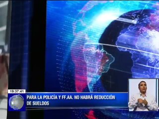 Reducción salarial en el sector público permitirá ahorrar 107 millones de dólares