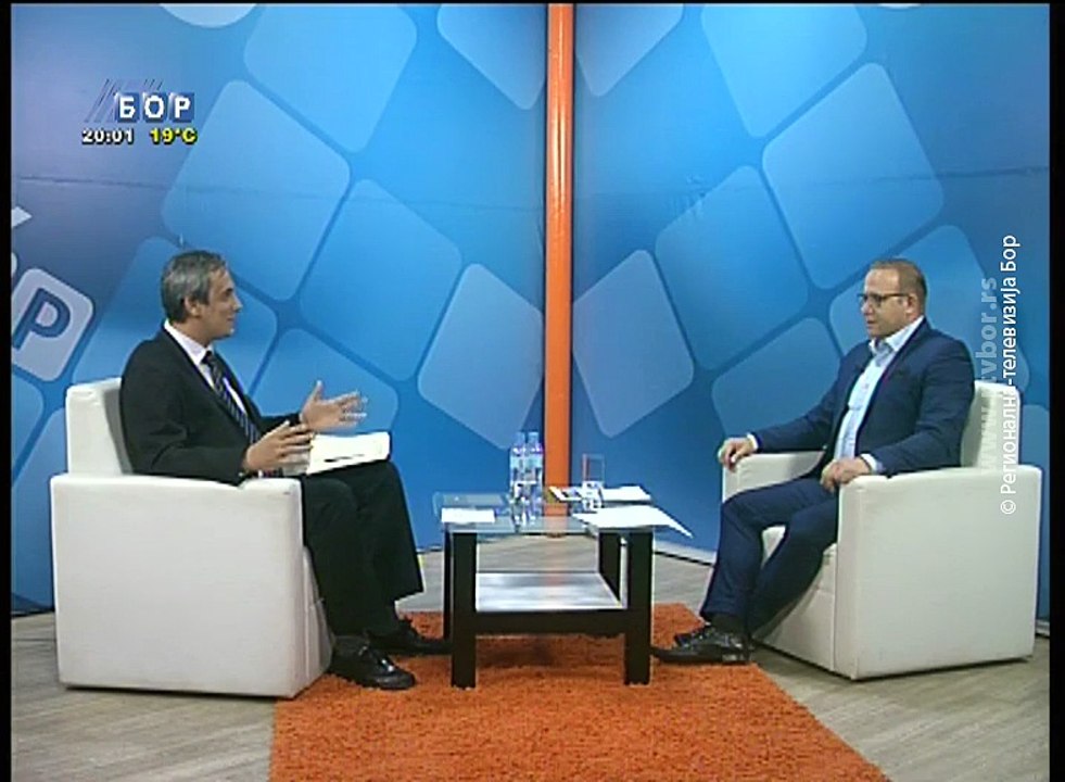 Aktuelno (Aleksandar Milikić, predsednik Opštine Bor), 15. septembar 2017. (RTV Bor)