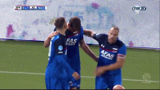 0-1 Wout Weghorst Goal Holland Eredivisie 15.09.2017 Sparta Rotterdam 0-1 AZ Alkmaar