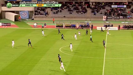 Malik Tchokounte Goal HD - Paris FC 1 - 0 Tours - 15.08.2017 (Full Replay)