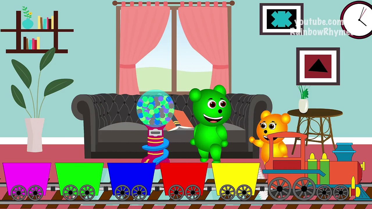 Mega Gummy Bear Electric Shock Scary Weather Funny Cartoon Finger Family Nursery Rhymes