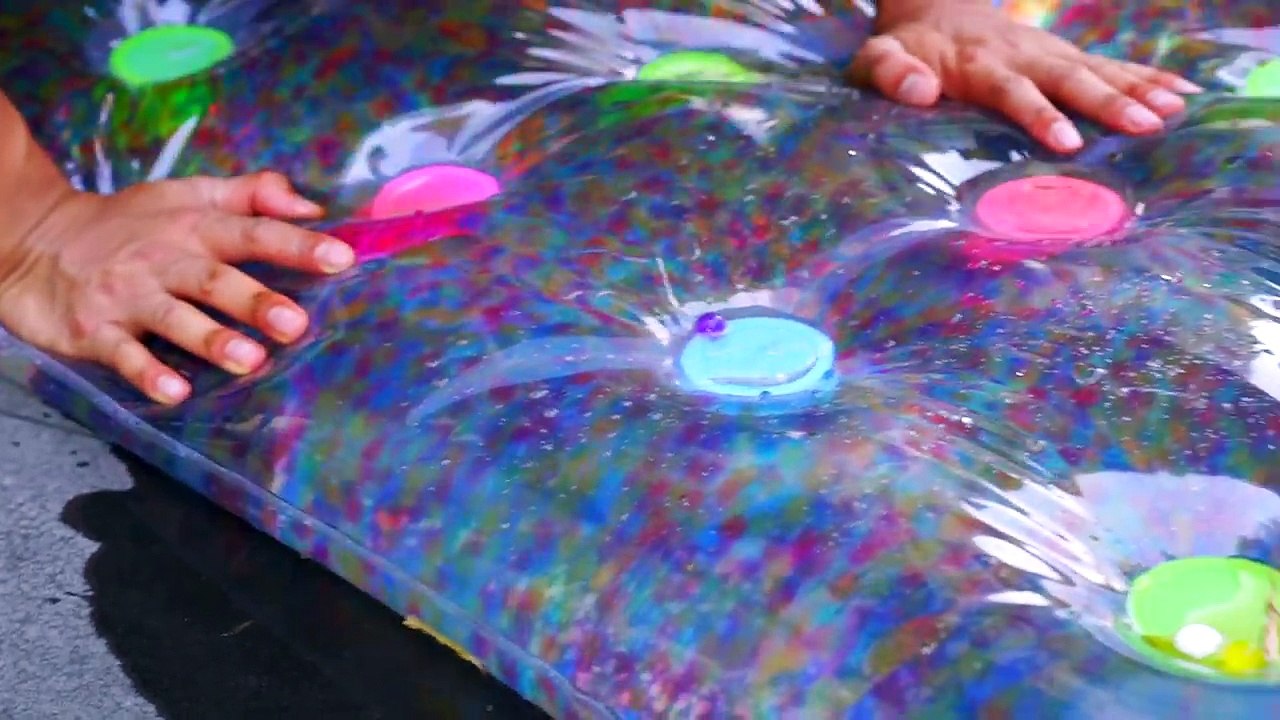 GIANT Orbeez Waterbed Experiment!!!